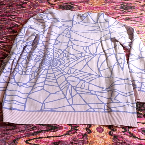 MyViolet Pastel Spiderweb Cardigan - Picture 3 of 3